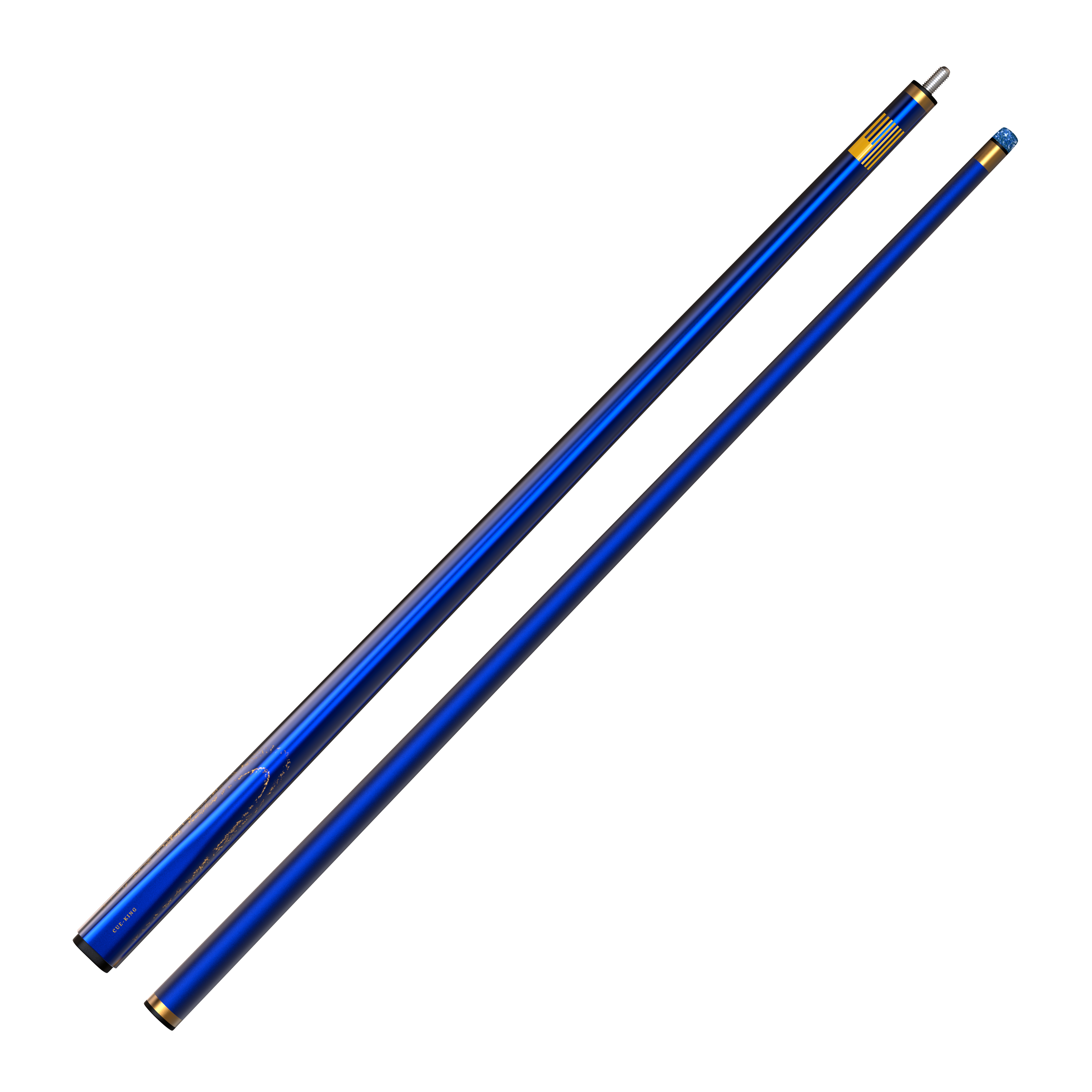 Cue-King Premier 2.0 Professional Pool Cue, 9.5mm tip, 20oz, 50/50 jointed, Leather bag included