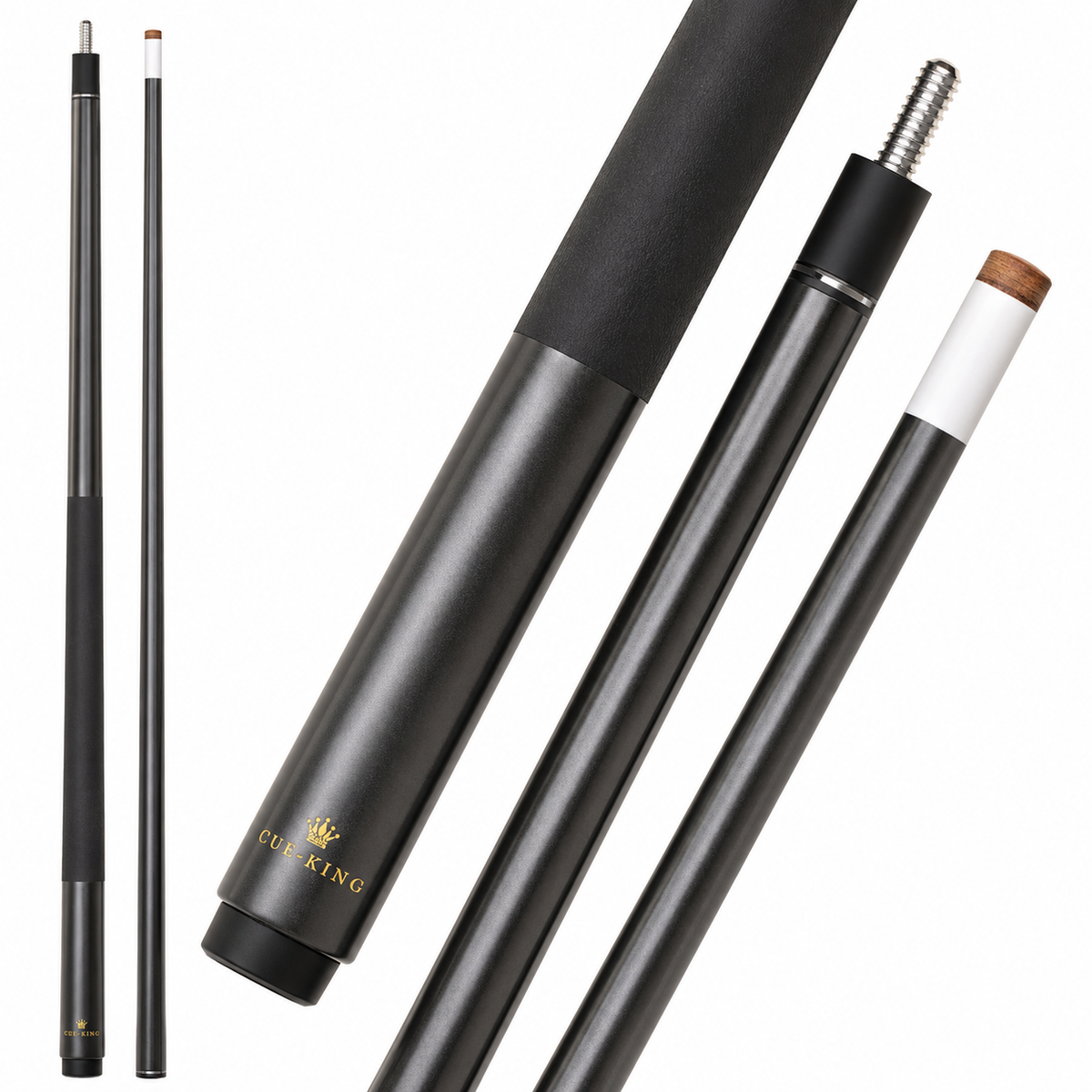 Cue-King Ultra Graphite Pool Cue – 13mm, 2 Piece