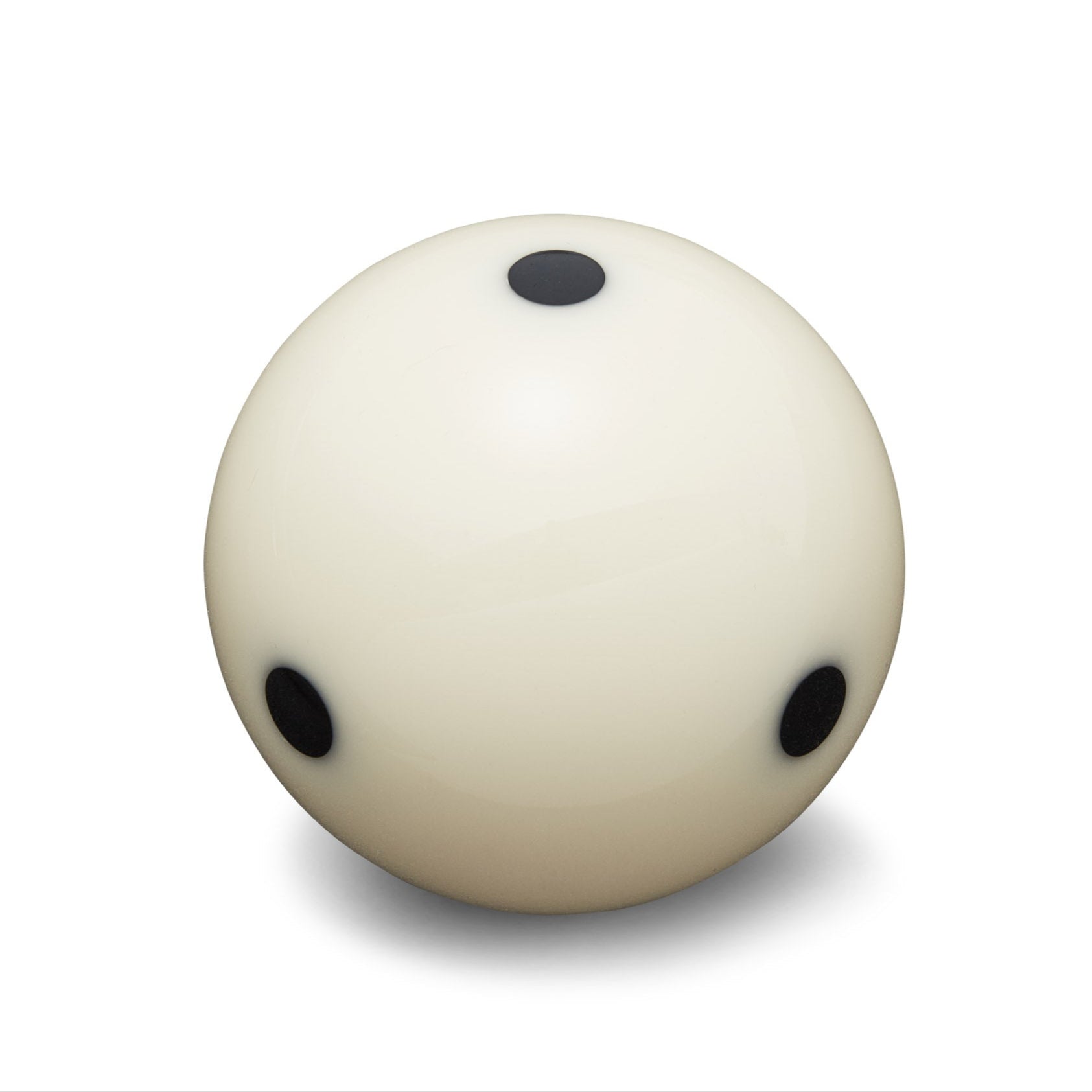 Cue-King Pro Black Dotted Cue Ball 1 7/8", Practice and Training Ball for Snooker and Pool