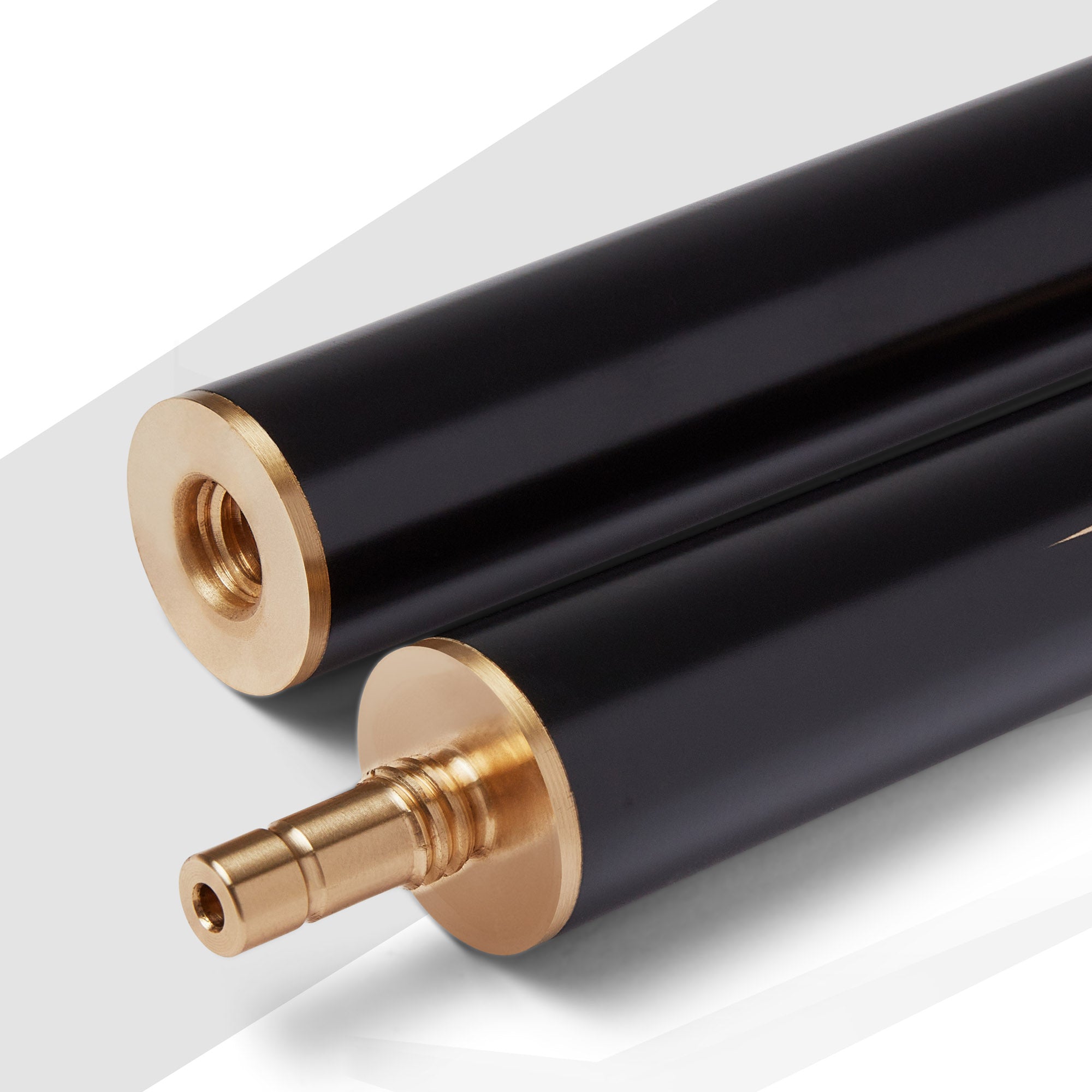 Cue-King Black Series 57" Snooker and Pool Cue 3/4 Jointed With Leather Case and XL Telescopic Extension