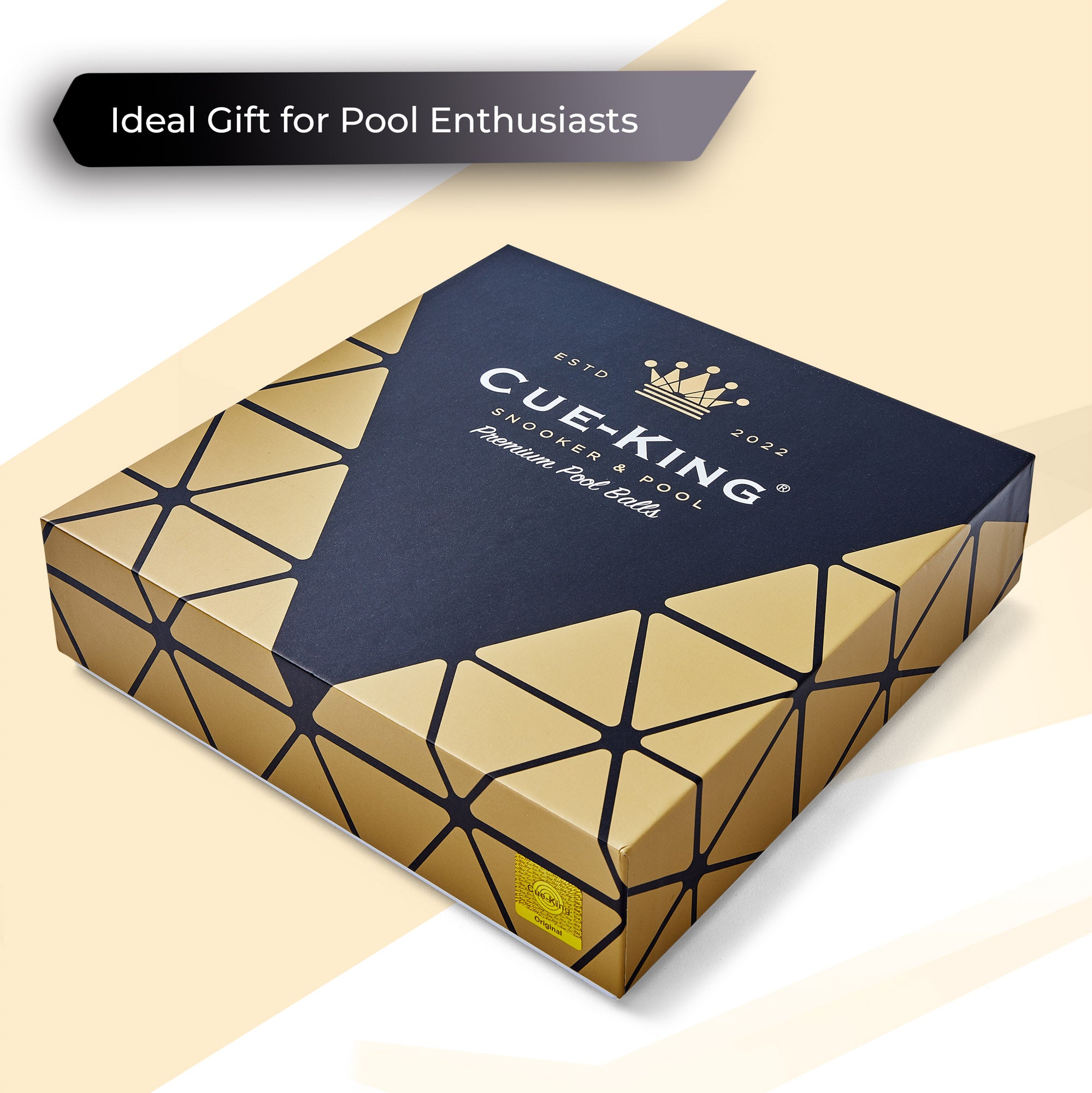 Cue-King Premium Red and Yellow Pool Balls, 2” with 1 7/8” Object Ball UK Size