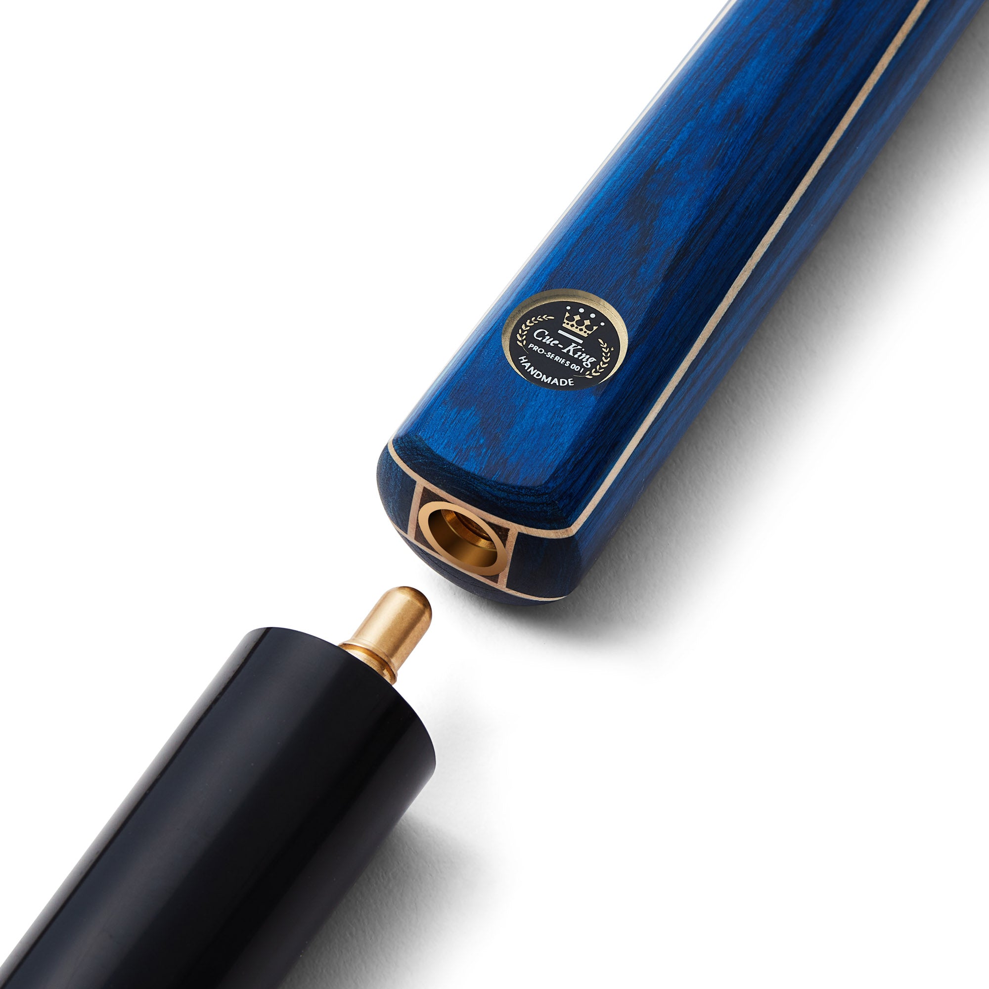 Cue-King Pro Series 001 57" 19oz Snooker and Pool Cue 3/4 Jointed with Case and Extension