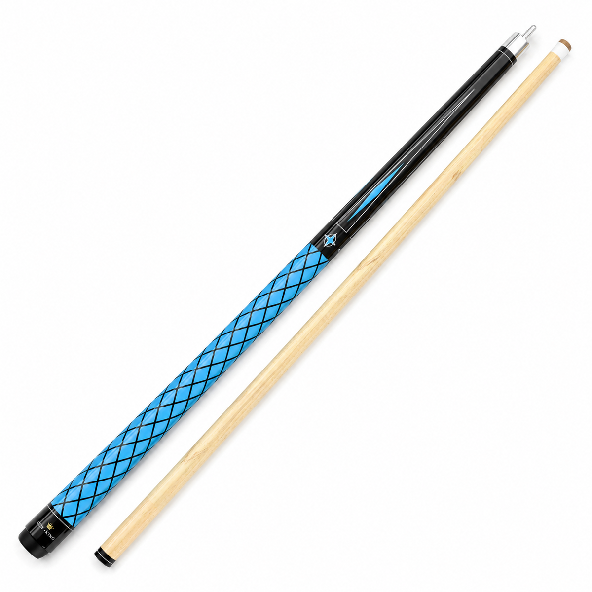 Cue-King Canadian Maple Pool Cue – 13mm, 50/50 Joint