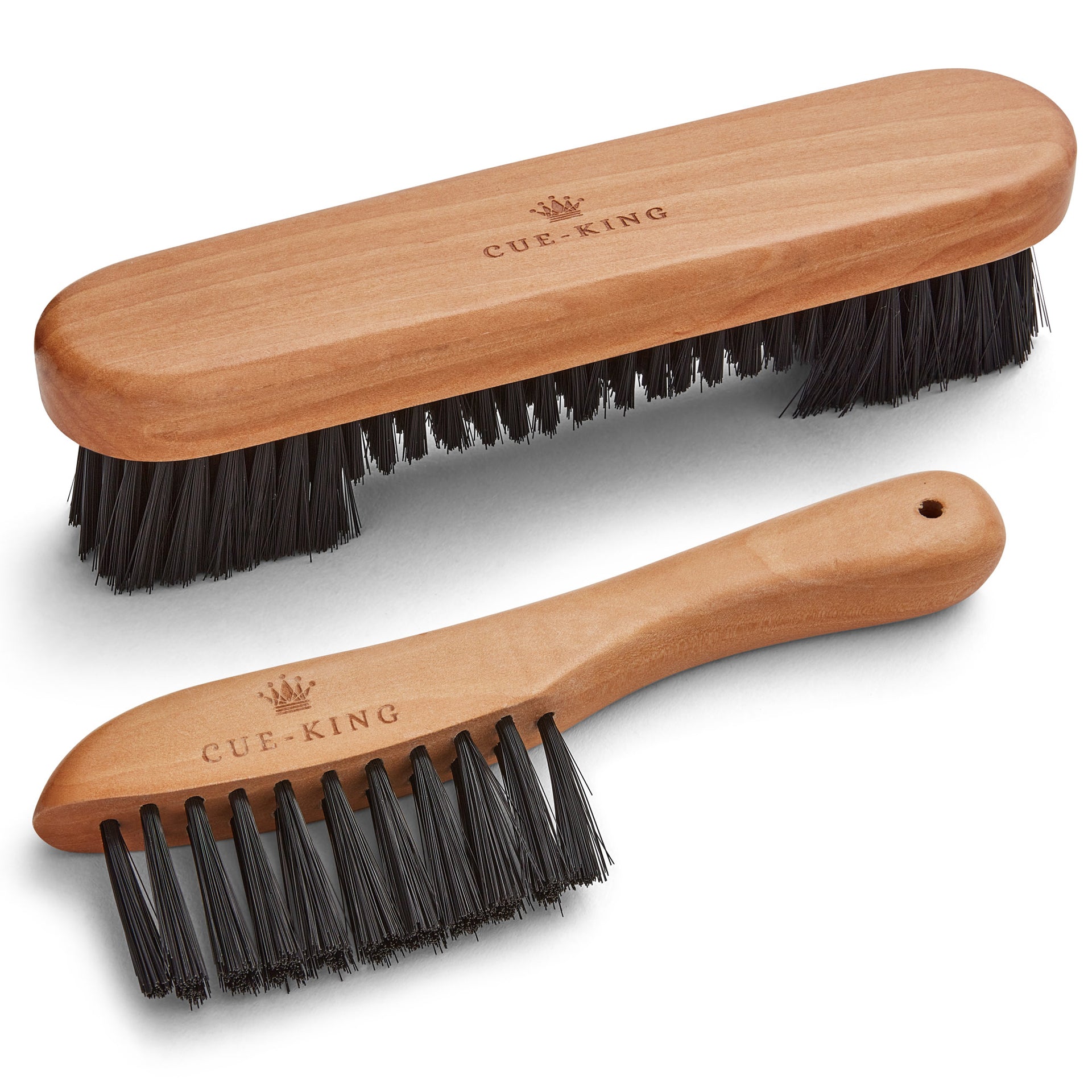 2Pcs/set Wooded Billiard Table Rail Brush Cleanning Tool Billiard Brush